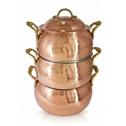 Emsan Tava Bakır Tencere Seti Emsan Tava Bakır Tencere Seti